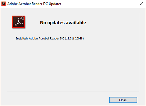 adobe acrobat dc update