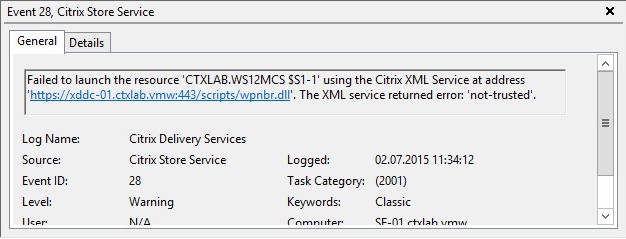 stop citrix receiver login prompt for disconnected logon